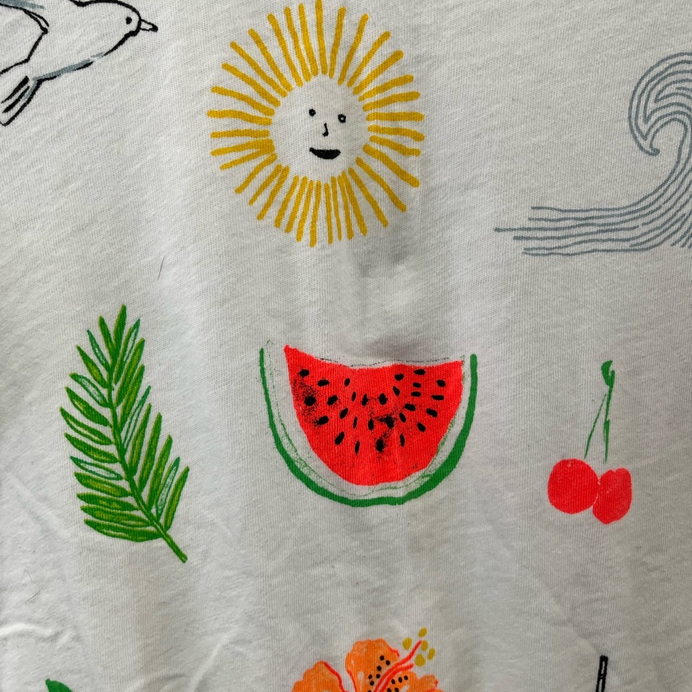 J. Crew White Short Sleeve Collector Tee - Picture 3 of 6